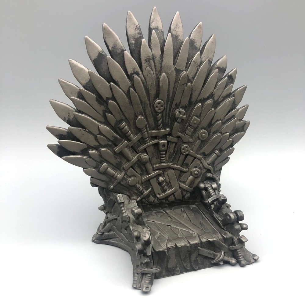 Funko Game of Thrones Iron Throne Chair Figure Metallic Silver 2019 HBO Swords